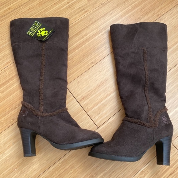Lined high heel boots - Picture 4 of 6